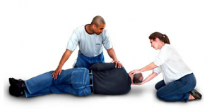 Log Roll : Rolling the patient to place a backboard under them: There should be more helpers to roll the patient.  Rolling is done on the command "One Two THREE" by the person holding the head
